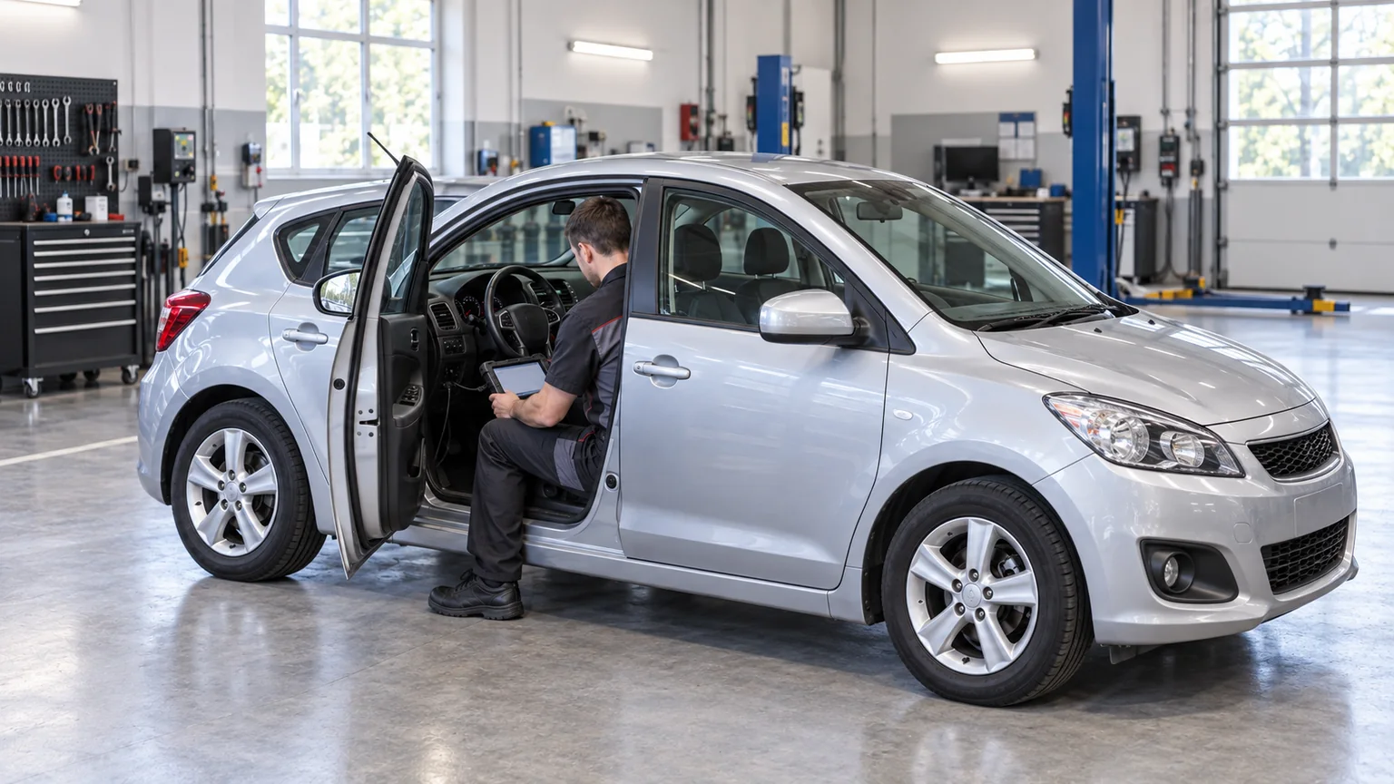 Диагностика и калибровка электроусилителя руля Kia Ceed