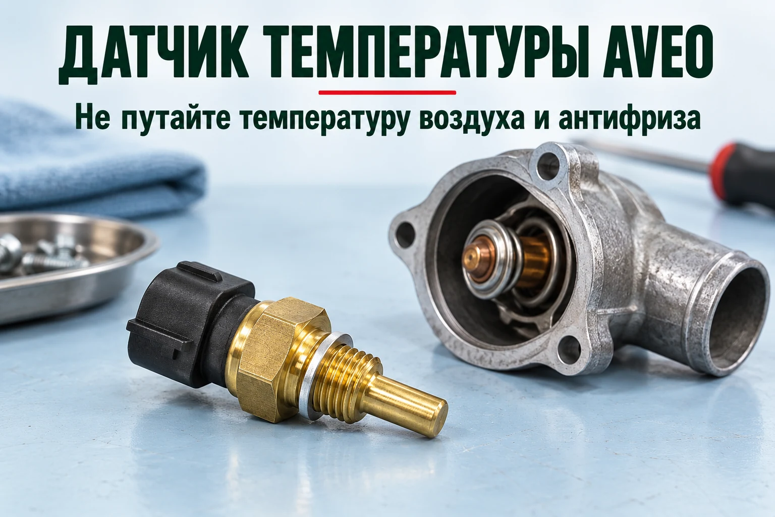 Где находится датчик температуры на Chevrolet Aveo и как проверить ДТОЖ