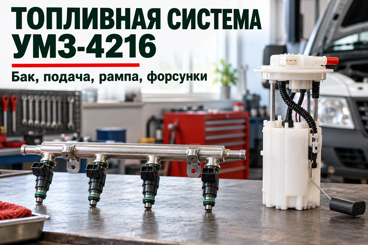 Топливная система ГАЗель Бизнес с УМЗ-4216: схема и диагностика